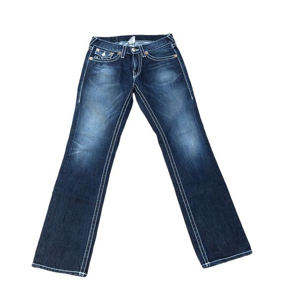 Vintage True Religion Jeans Size 31 RICKY BIG T Blue - Picture 8 of 8